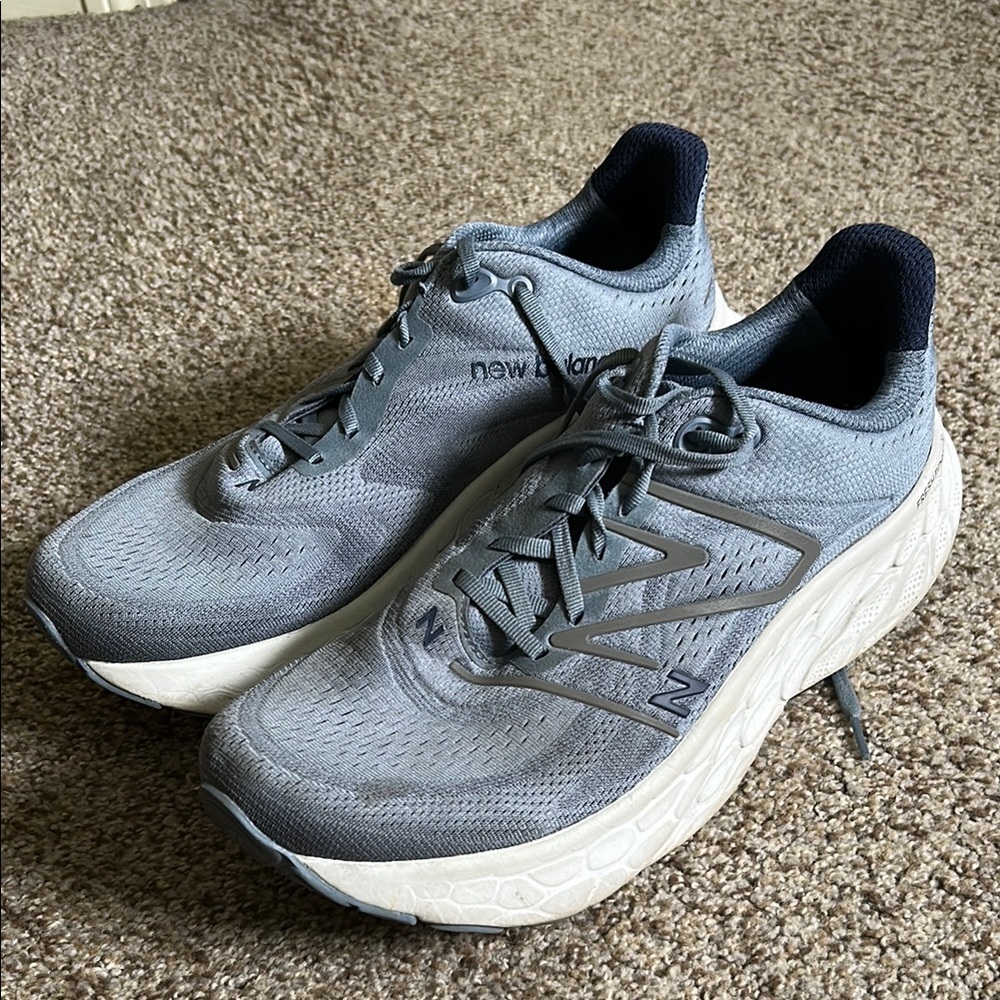 New Balance Blue and White Athletic Sneakers